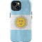 Argentina Flag Distressed iPhone 15 Plus Impact Case